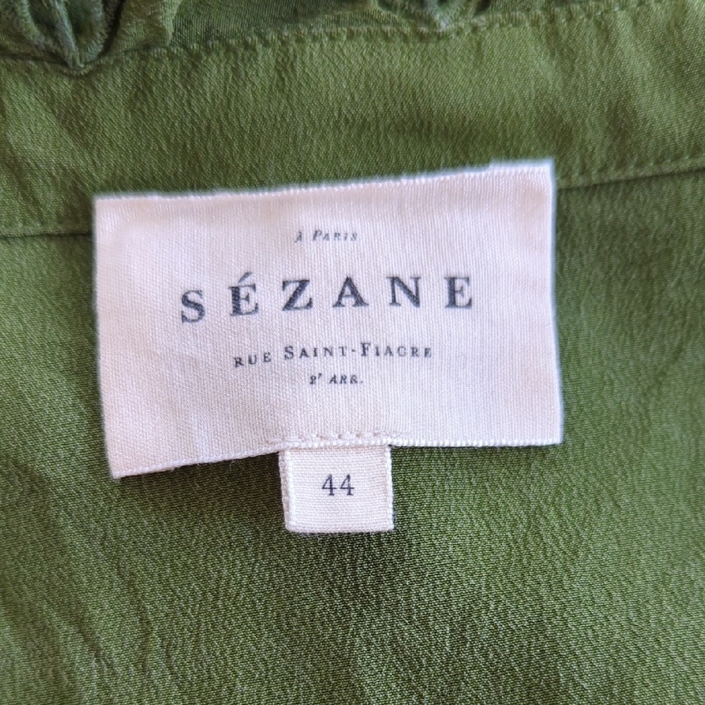 Sézane Green Top